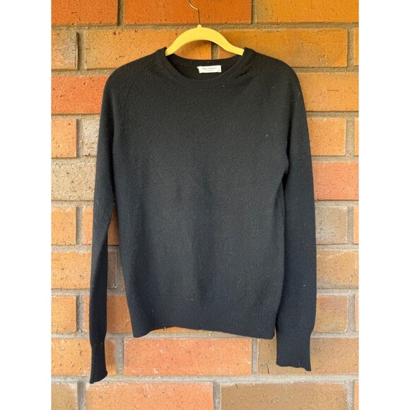 Equipment Femme Cashmere Sweater Knit Long Sleeve Crew Neck |‎ Black | Size XS - Picture 1 of 16